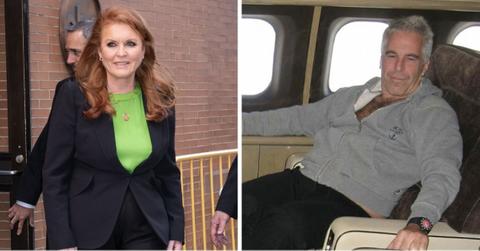 Photo of Sarah Ferguson and Jeffrey Epstein