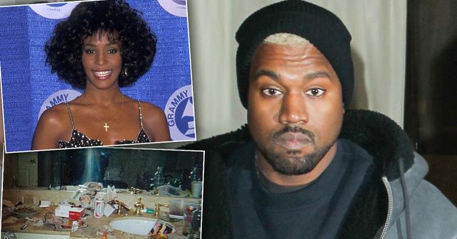 Kanye West Feud Whitney Houston Drug Bathroom