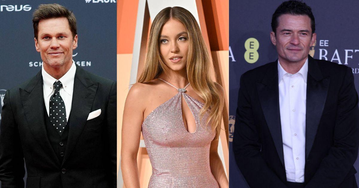 tom brady orlando bloom sydney sweeney love battle
