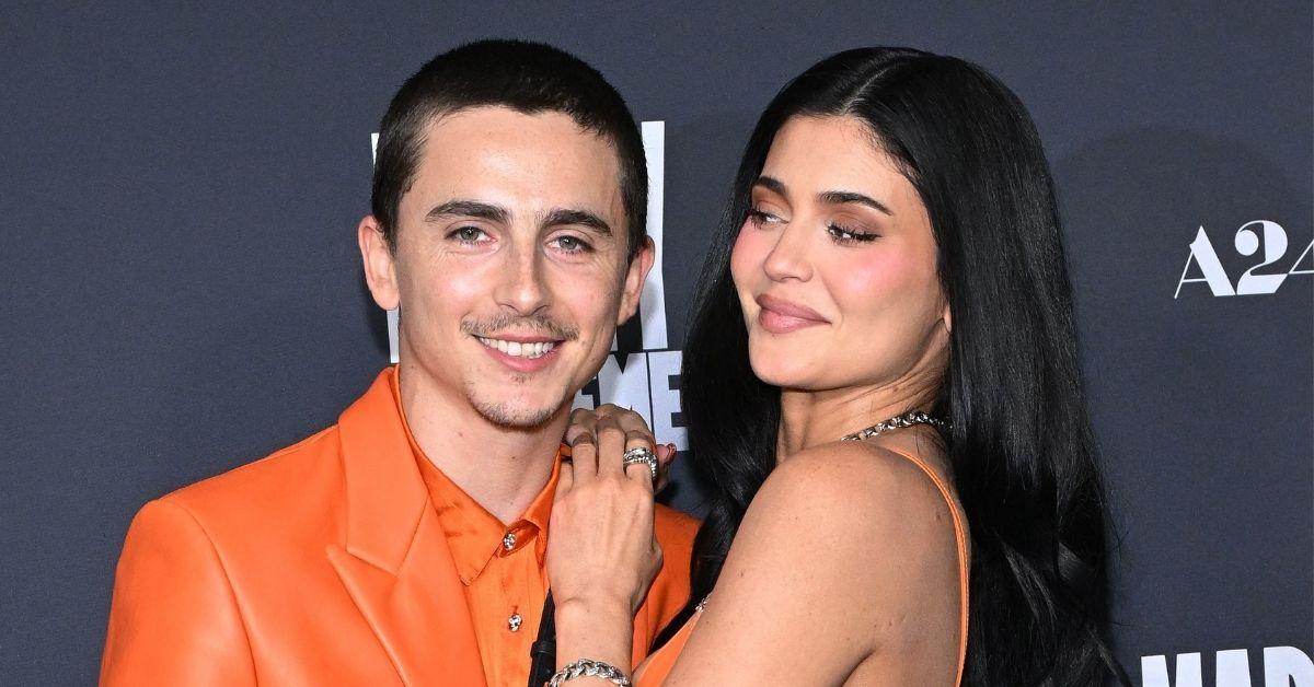 picture of Kylie Jenner and Timothée Chalamet 