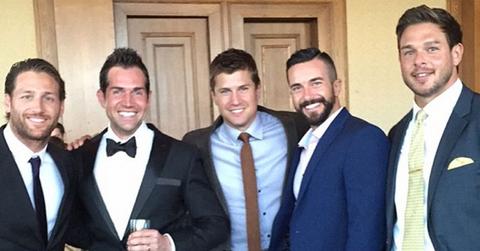 //bachelorette contestents attend zak waddell wedding pp