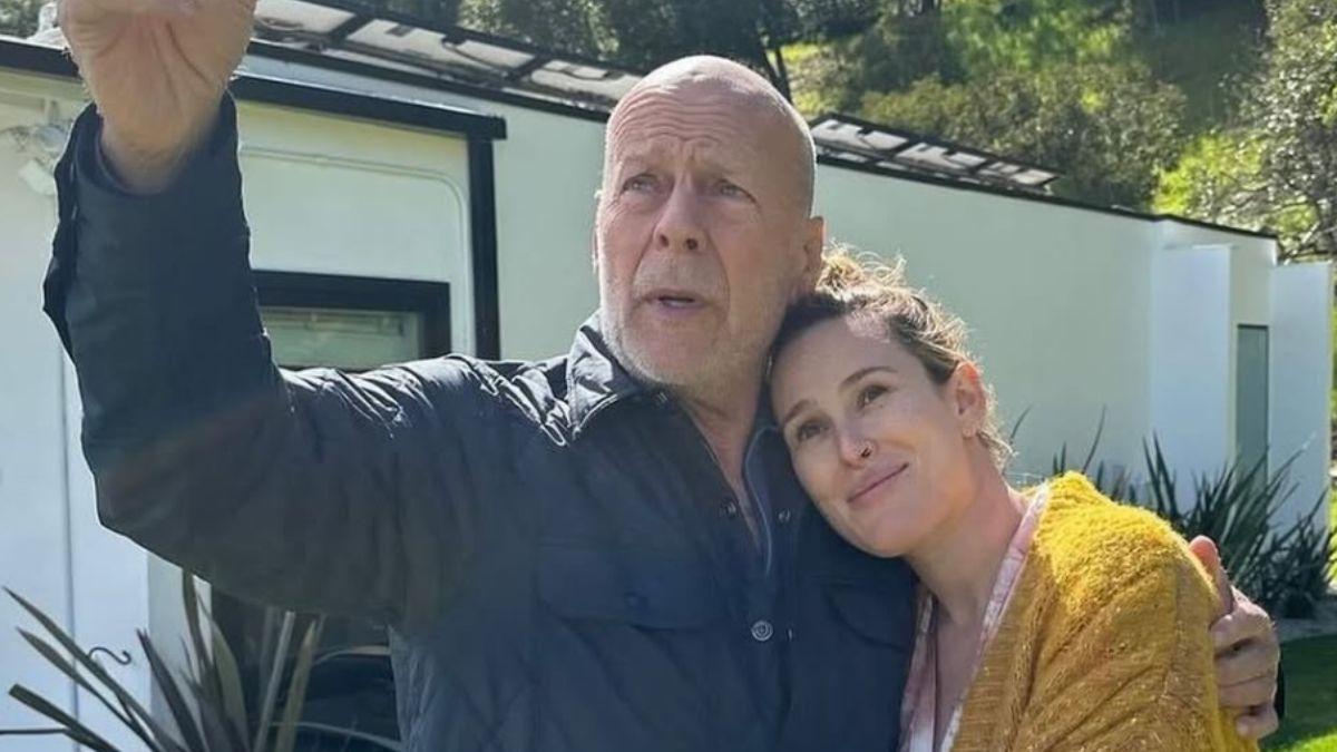 Photo of Bruce an Rumer Willis