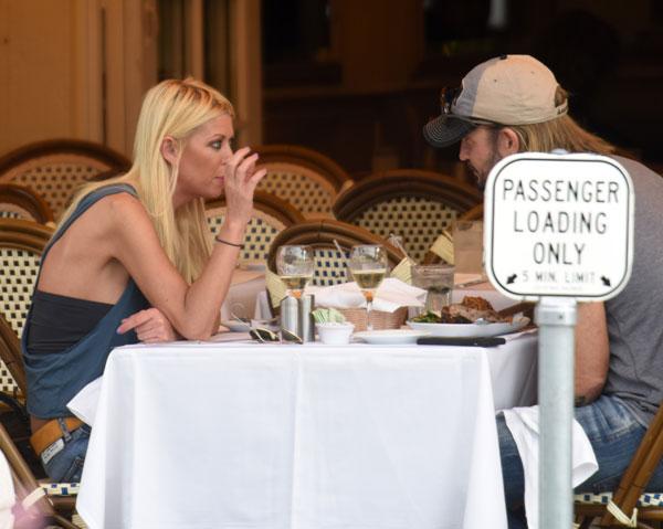 Tara Reid Scary Skinny Lunch Date Mystery Man