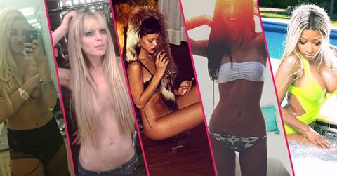 //nearly naked sexiest celebrity selfies wide twitterinstagram