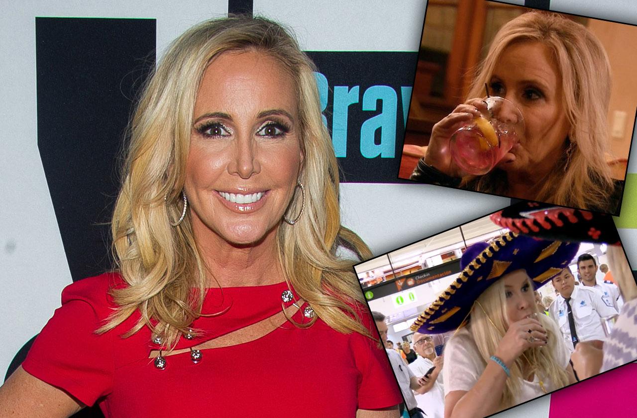 Shannon Beador Drinking