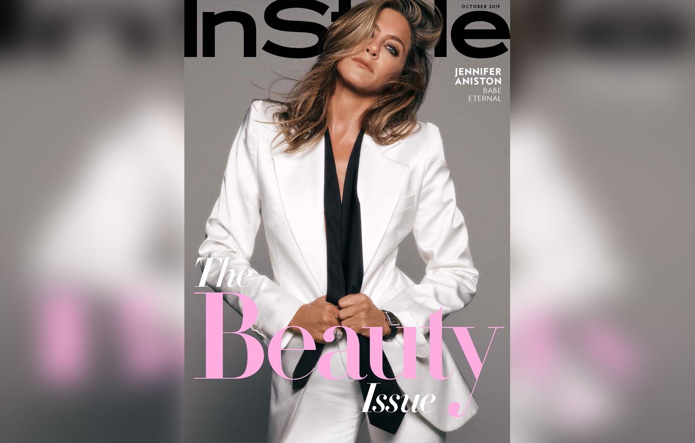 Jennifer Aniston Poses For Cover Shoot For Instyle Magazine