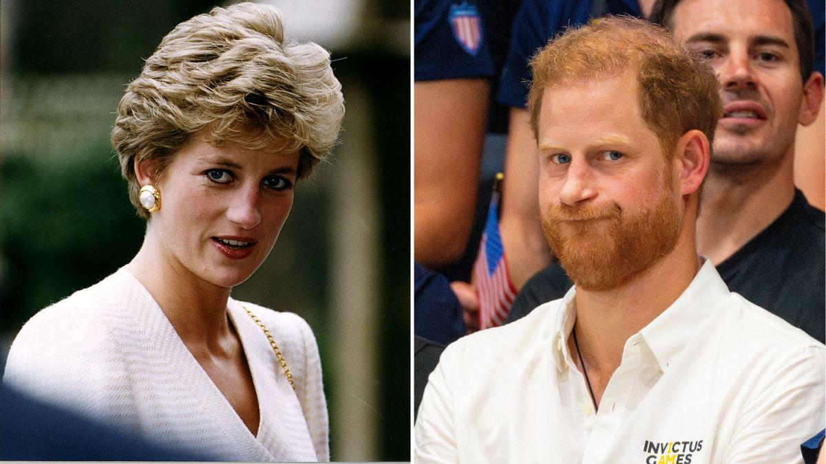 Photo of Prince Harry and Princess Diana