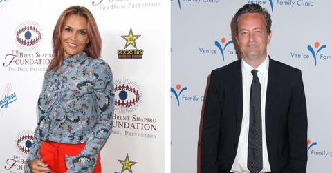 Composite photo of Brooke Mueller and Matthew Perry.