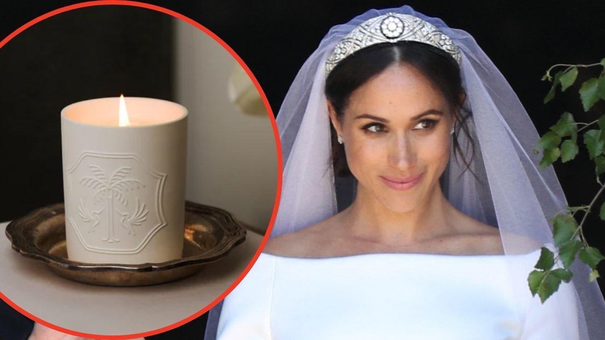 Photo of Meghan Markle and Love at First Light candle