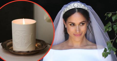 Photo of Meghan Markle and Love at First Light candle