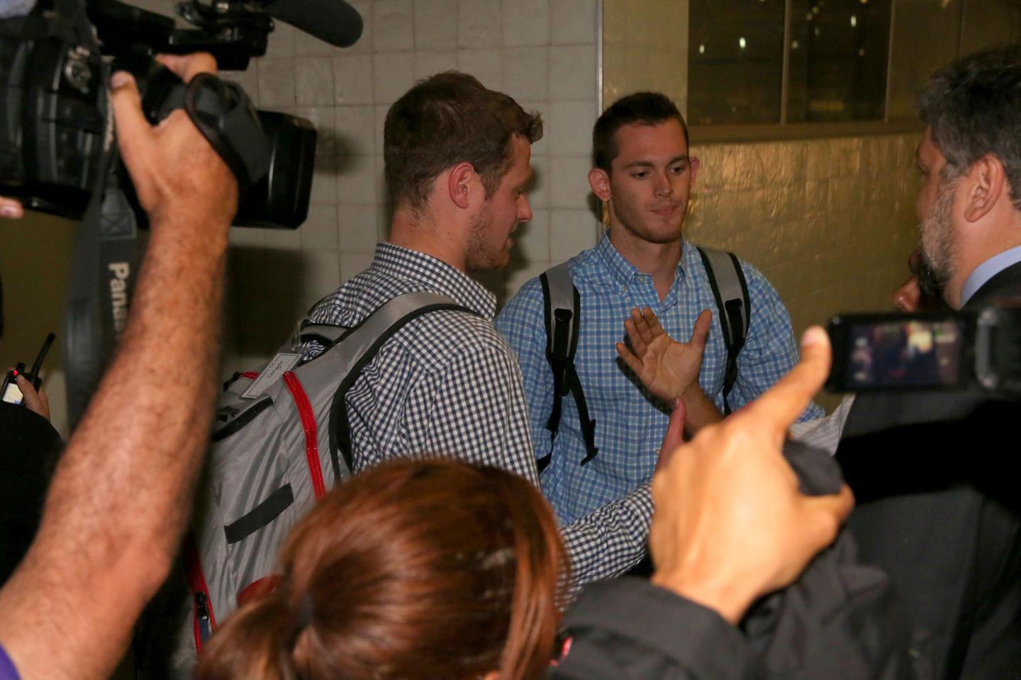 Ryan Lochte's Shame See Photos From Scene Of Alleged Gas Station Brawl