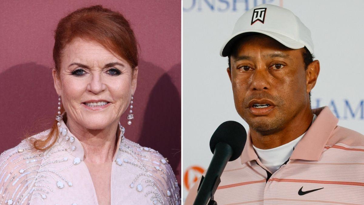Photo of Sarah Ferguson, Tiger Woods