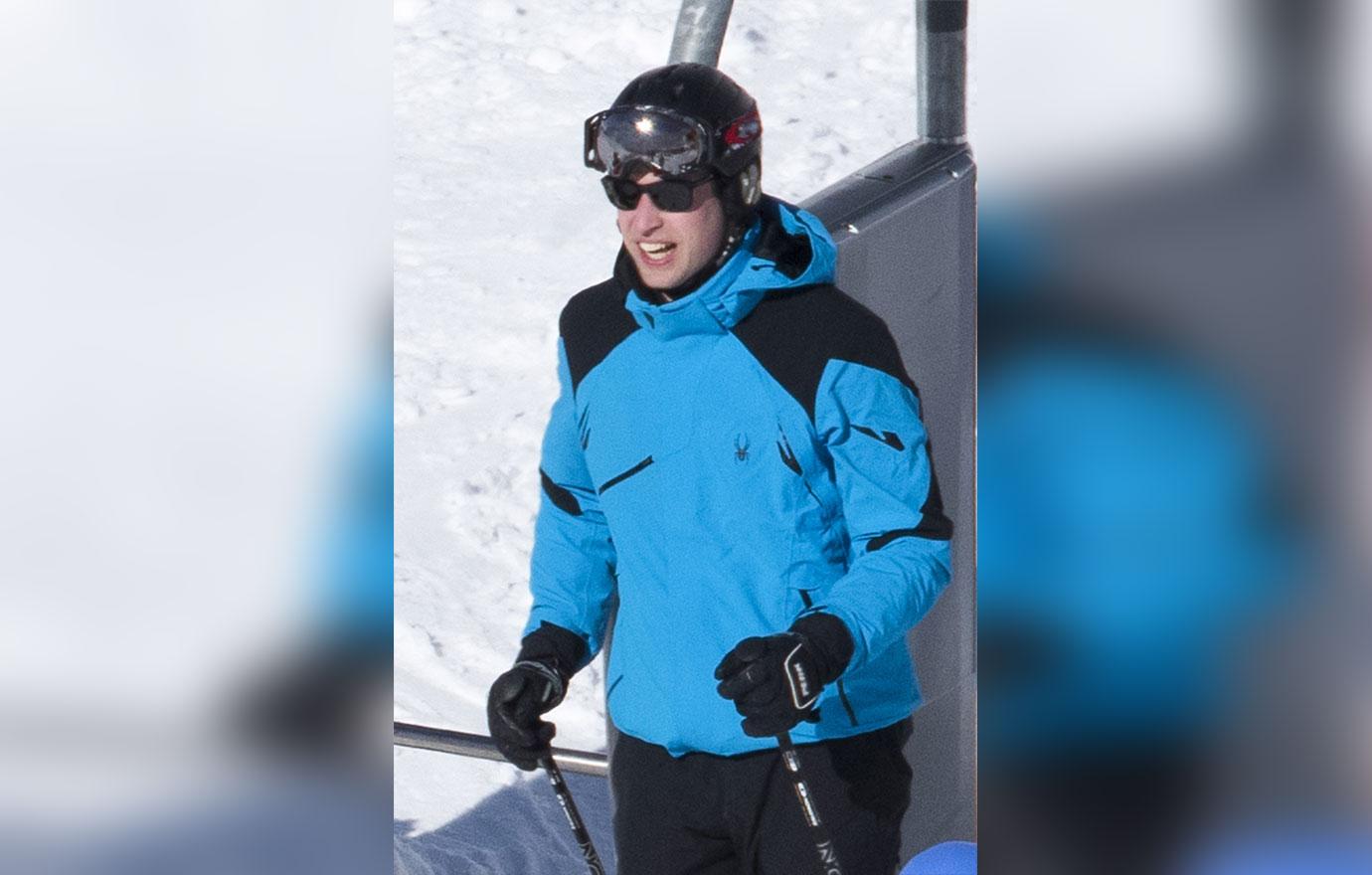 //prince william skiing blonde model