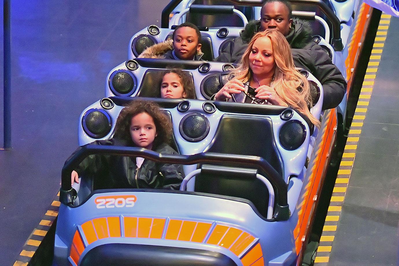 Mariah Carey Visits Disneyland In High Heels