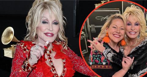 Photo of Heidi and Dolly Parton