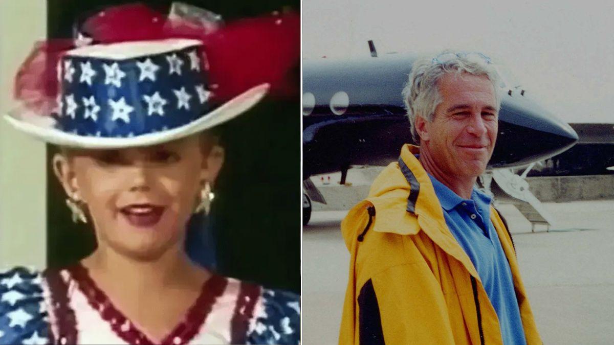 Photo of JonBenet Ramsey and Jeffrey Epstein