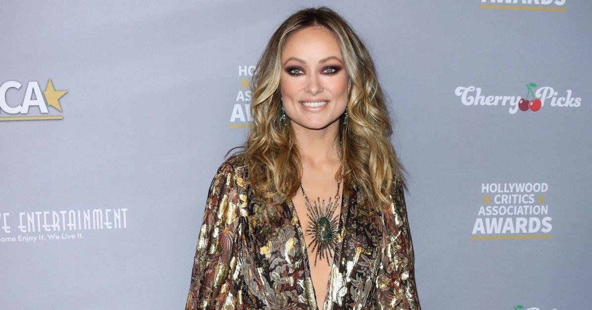 Olivia Wilde Handed Mysterious Envelope At CinemaCon