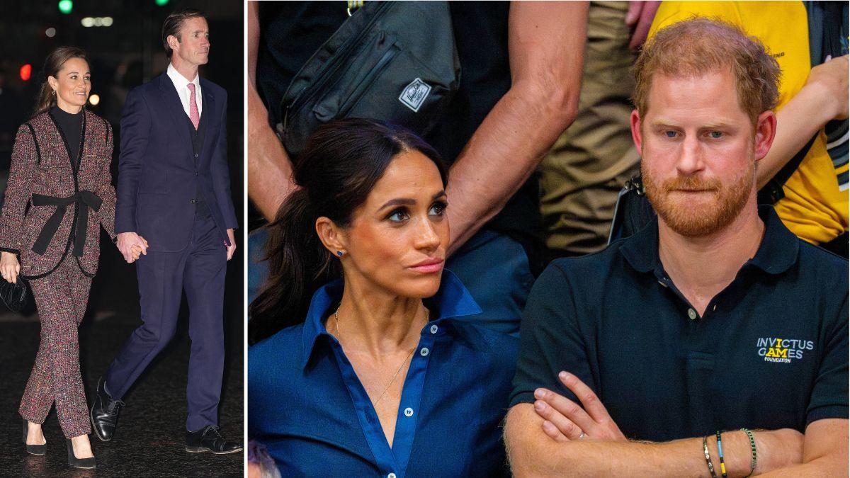 Photo of Meghan Markle, Prince Harry,Pippa Middleton and James Matthews