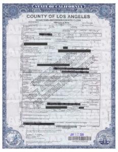 jennifer aniston mom death certificate doc bug x