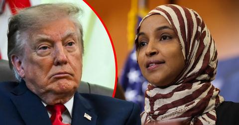 President Donald Trump,Ilhan Omar