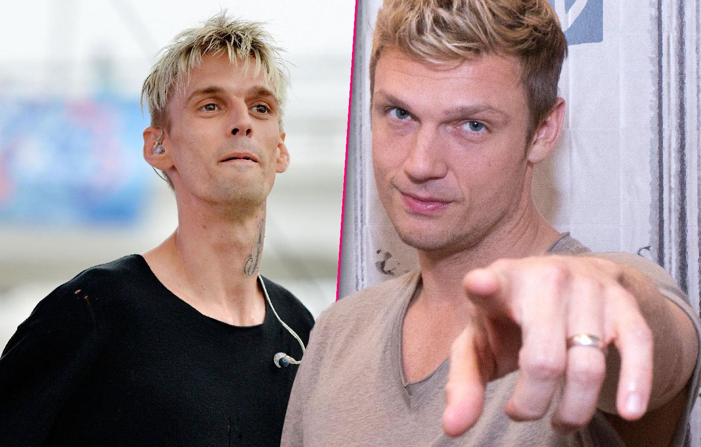 Nick Carter Threatens To Sue Rehabbing Brother Aaron Over Lies