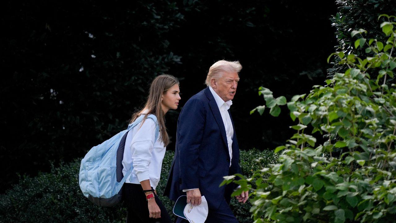 A photo of Kai Trump and Donald Trump