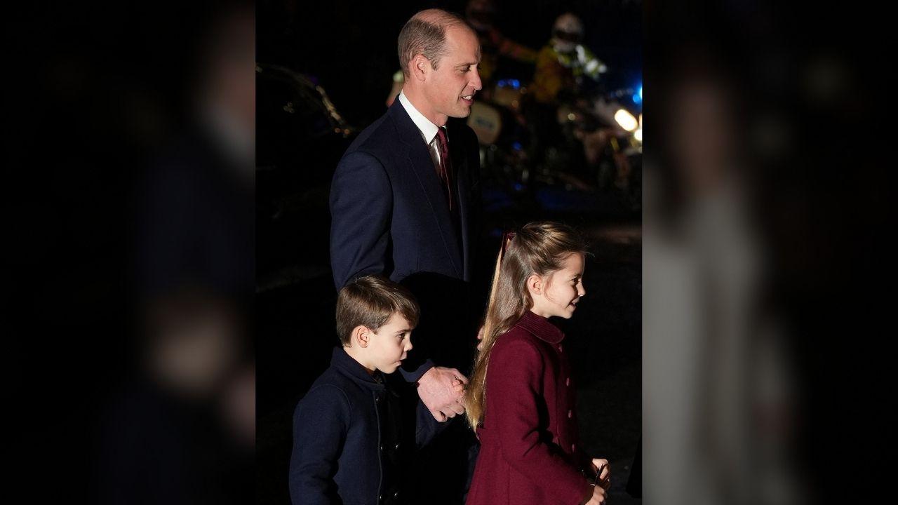 Photo of Princes William, Louis and Princess Charlotte