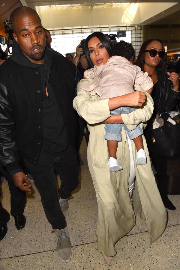 Kim-Kardashian-Kanye-west-north-lax