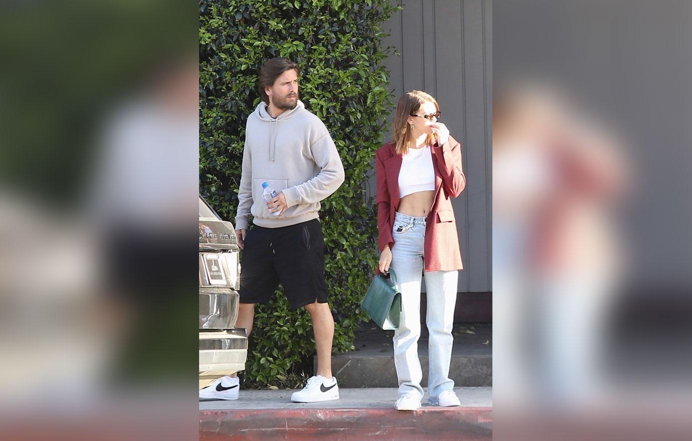 Scott Disick Sofia Richie Attend Malibu Beach House