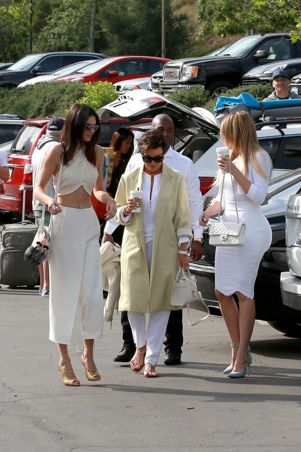 Kardashian Family Attends Church For Easter Sunday