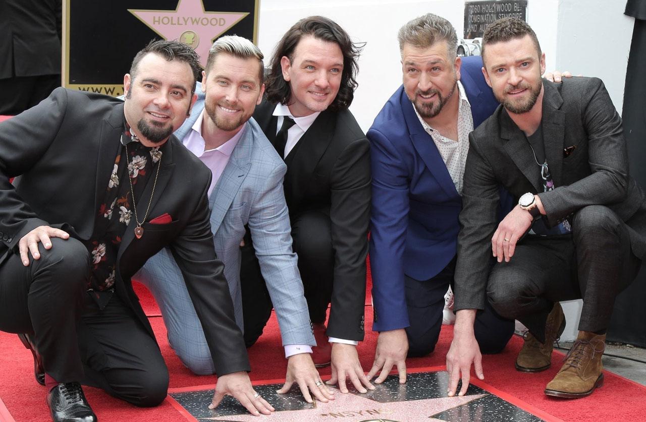 NSYNC Members Get Star In Hollywood Walk Of Fame!