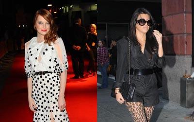 //emma stone kourtney kardashian best worst