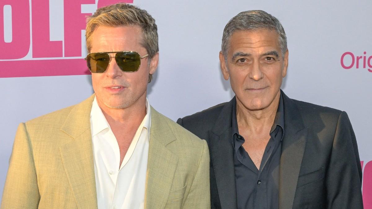 Photo of Brad Pitt and George Clooney