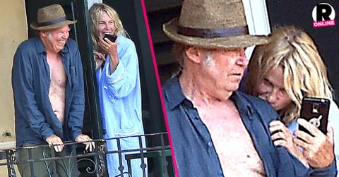 Darryl Hannah Neil Young Romantic Getaway Portofino Italy