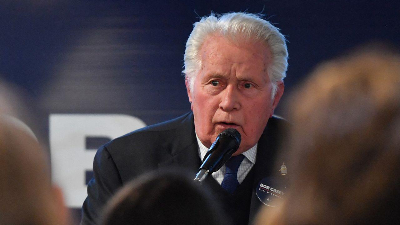 Martin Sheen said he 'became happy' after returning to church.