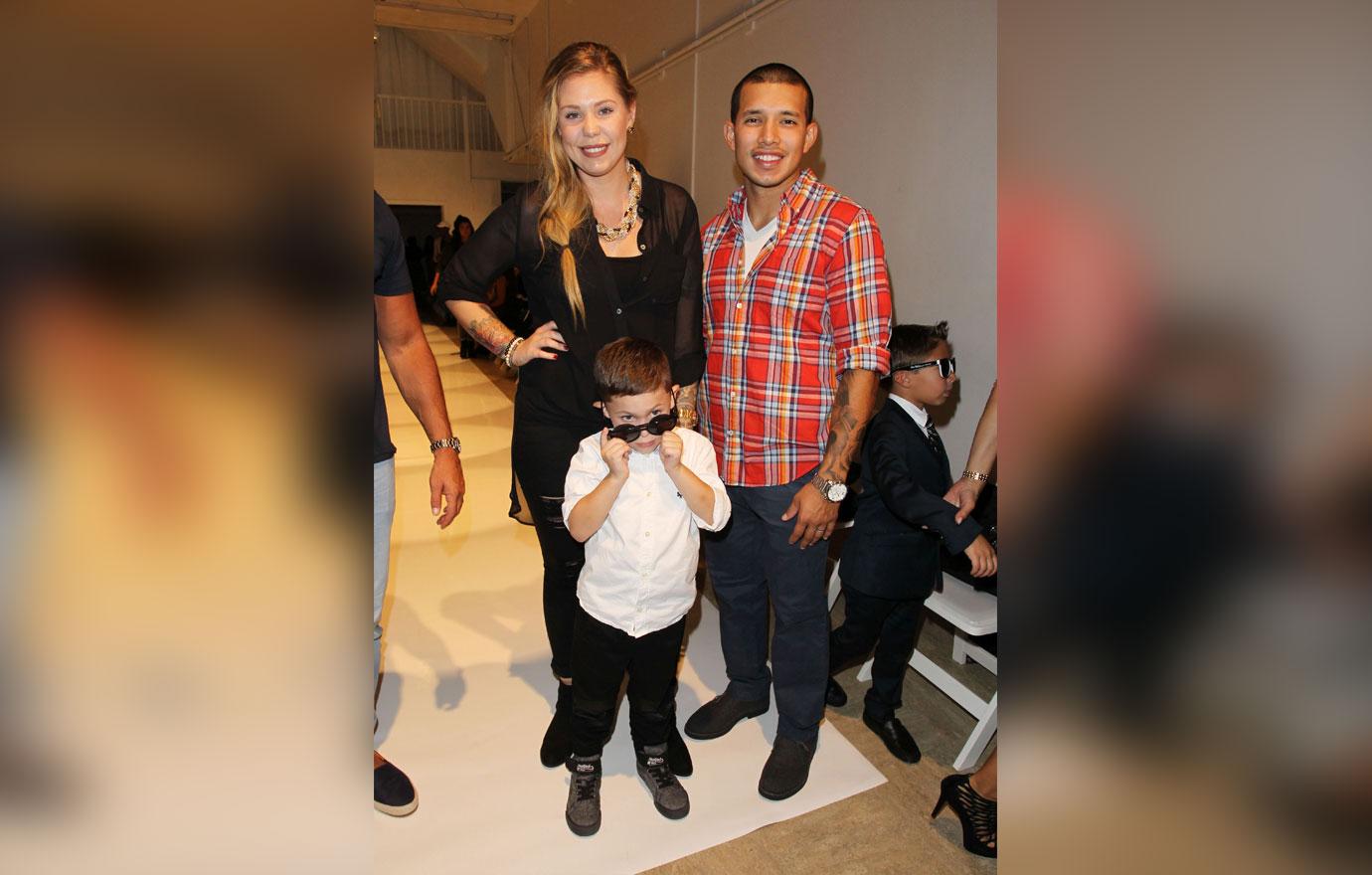 Javi Marroquin with Kailyn Lowry with their kid.