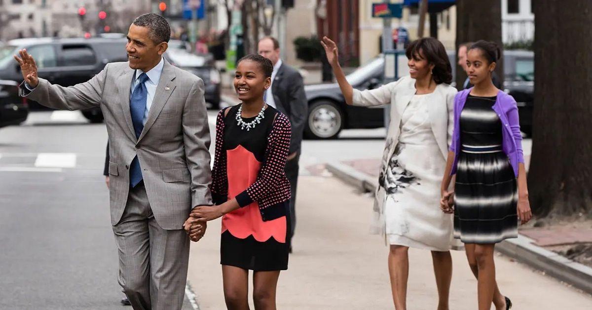 Photo of the Obama family