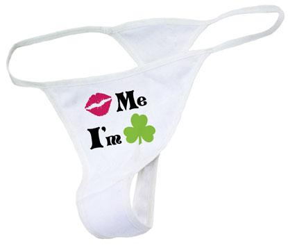 //kiss me im irish thong