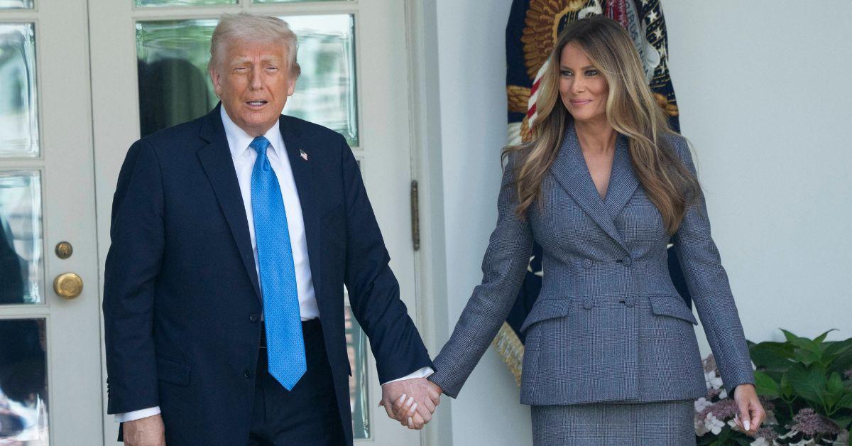 Photo of Donald and Melania Trump
