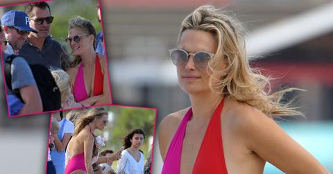 Molly Sims & Scott Stuber St. Barts Beach