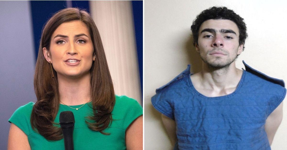 Photo of Kaitlan Collins and Luigi Mangione