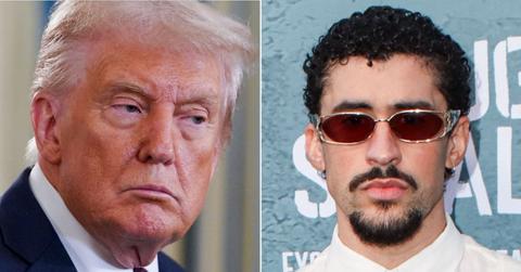 picture of Donald Trump and Bad Bunny