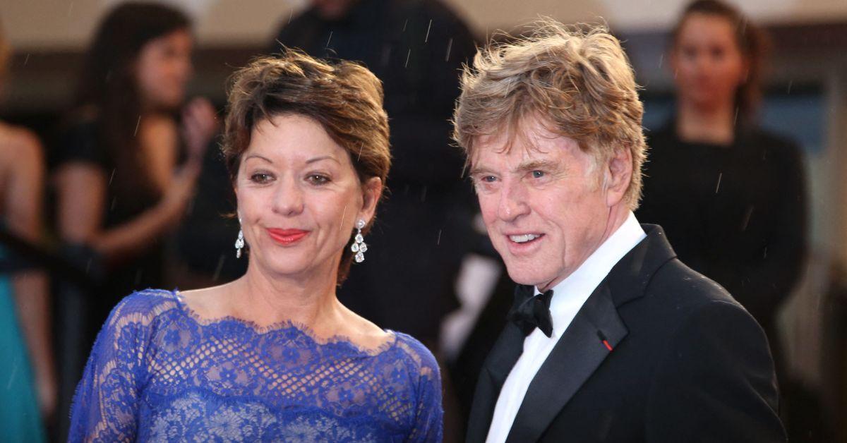 picture of Robert Redford and wife Sibylle Szaggars