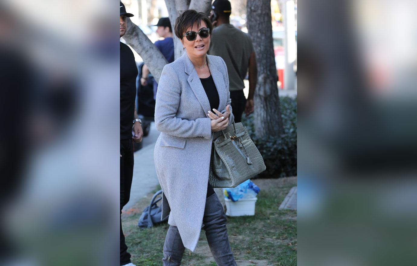 Kris Jenner And Scott Disick Visit Art Gallery