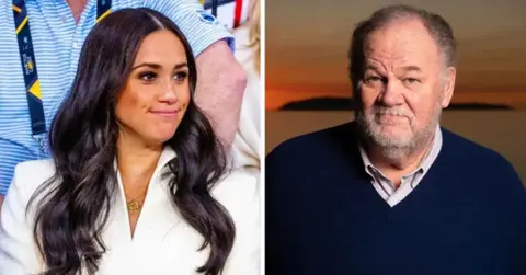Photo of Meghan and Thomas Markle