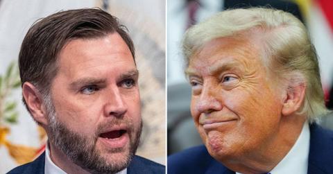 picture of J.D. Vance and Donald Trump