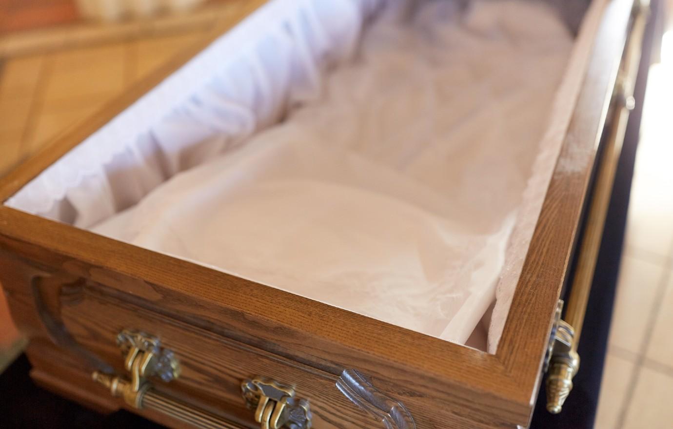 funeral coffin