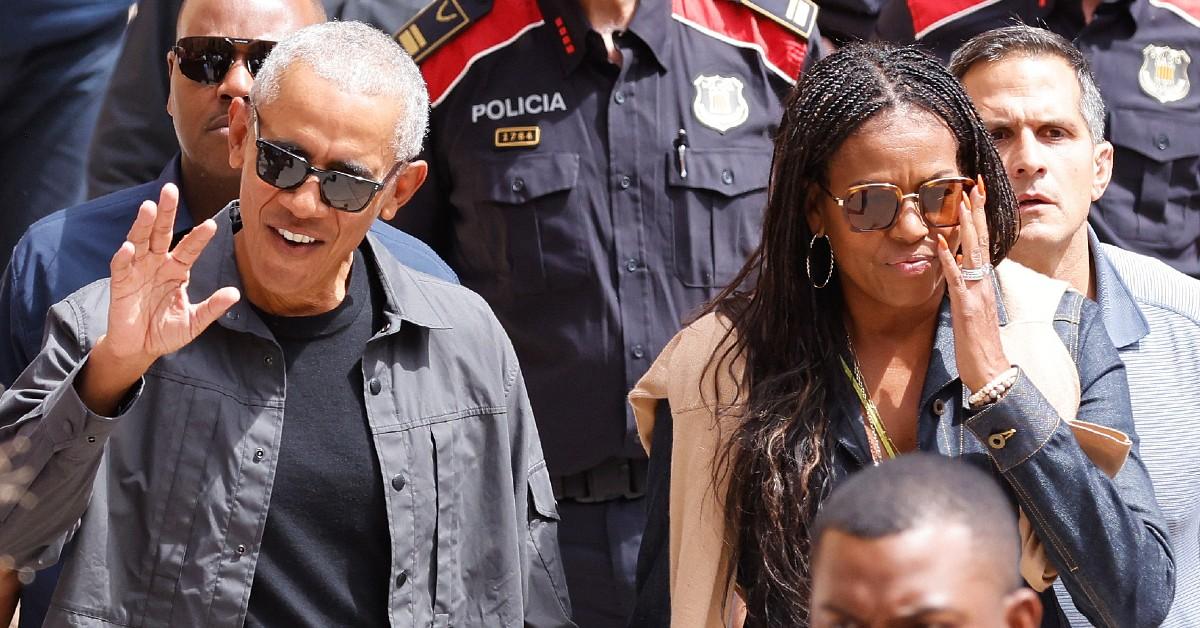 Photo of Michelle and Barack Obama