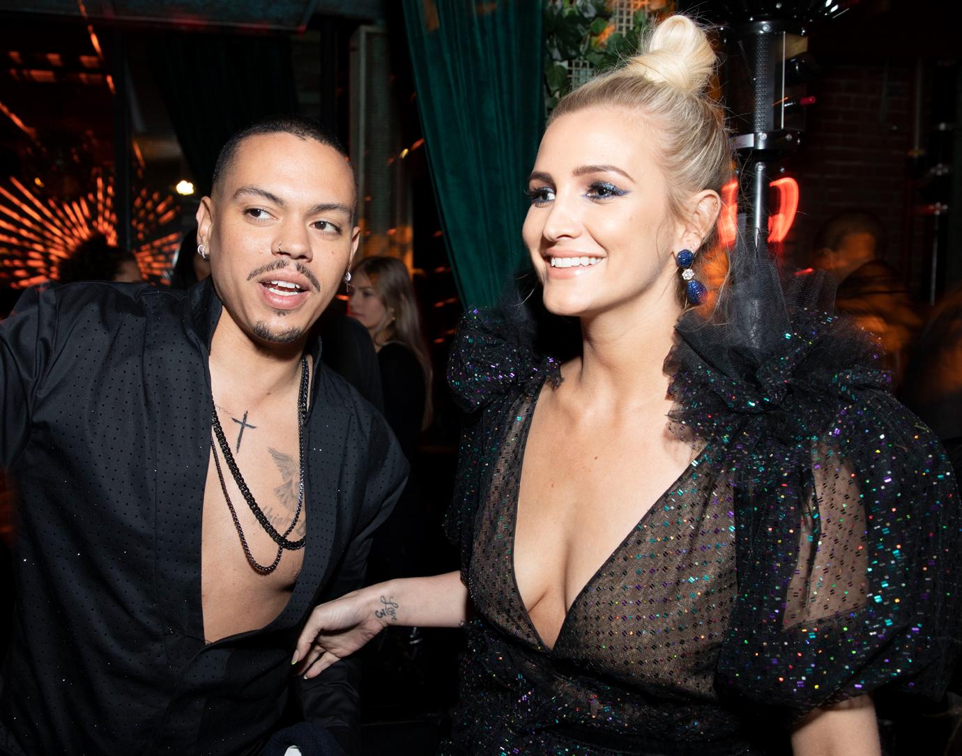 //Evan Ross Ashlee Simpson Grammy Party Heineken