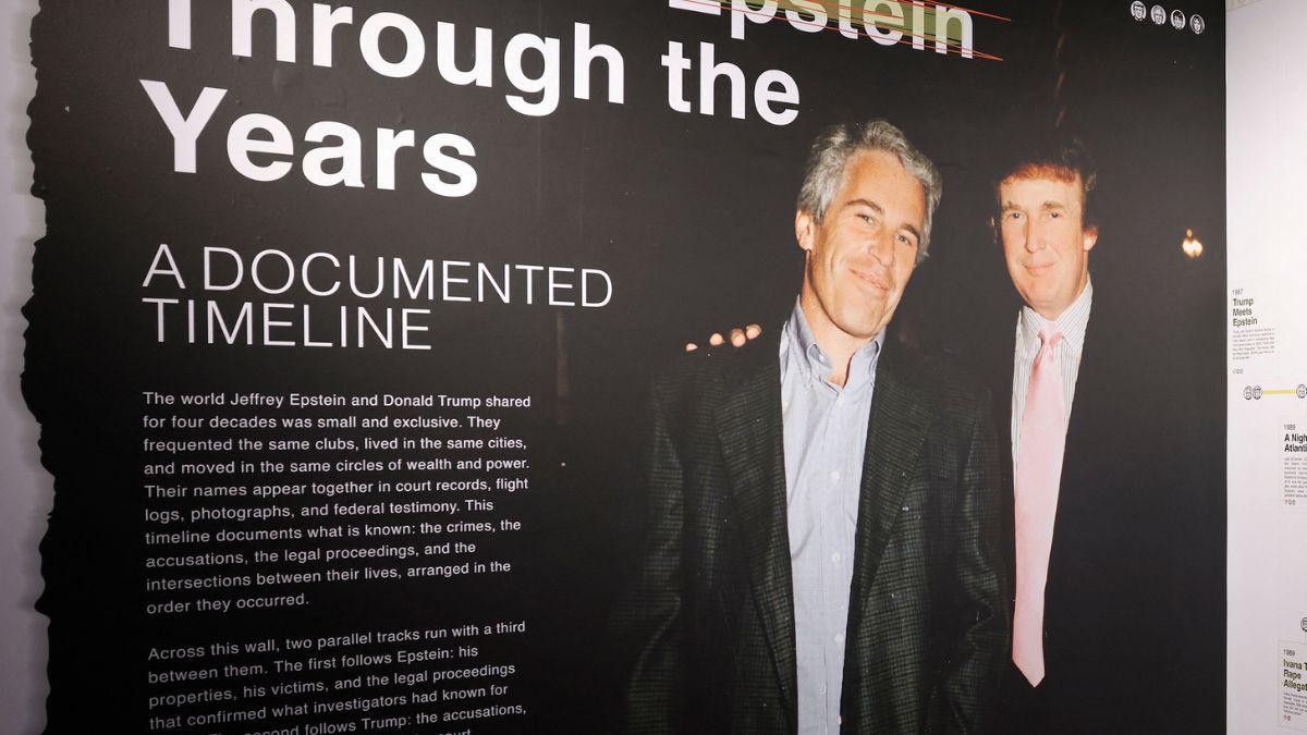 Photo of Donald Trump and Jeffrey Epstein